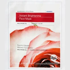 Apothecary Wild Rose Tuch-Maske für strahlende Haut mit Sofort-Effekt