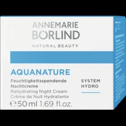 AQUANATURE Feuchtigkeitsspendende Nachtcreme
