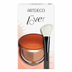 Bronzing Powder Set = Bronzing Compact Powder 10 g + Blusher Brush