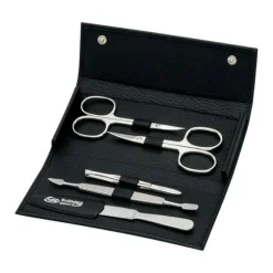 Druckknopf-Etui Lollipop, vernickelt