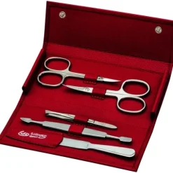 Druckknopf-Etui Lollipop, vernickelt
