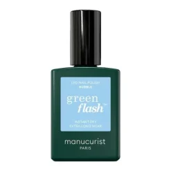 Green Flash Nail Color Bubble
