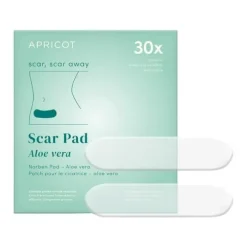 Narben Pads Aloe Vera  "scar scar away" aus medizinischem Silikon - 30 x wiederverwendbar