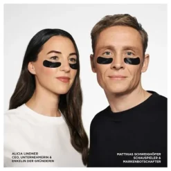 Unisex Augenpads Black